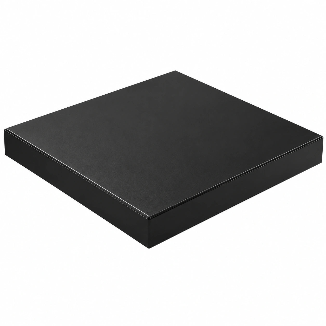 AUPROTEC Dekorplatte 28 mm Schwarz 30x30 cm – strapazierfähig, pflegeleicht & mit ABS-Kante für Möbelbau