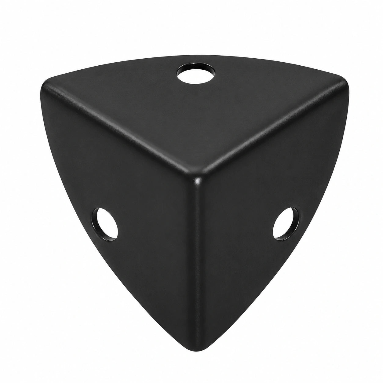 20er Set Schwarze Metalleckenschützer für Möbel und Kisten, Kantenschutz mit Schrauben, 26x26x26mm