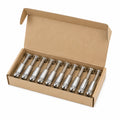 Gedotec M6 Möbelverbinder Schrauben Set, 10 Stk - Vernickelte Stahl Hülsenschrauben für Holzstärken 36-46 mm