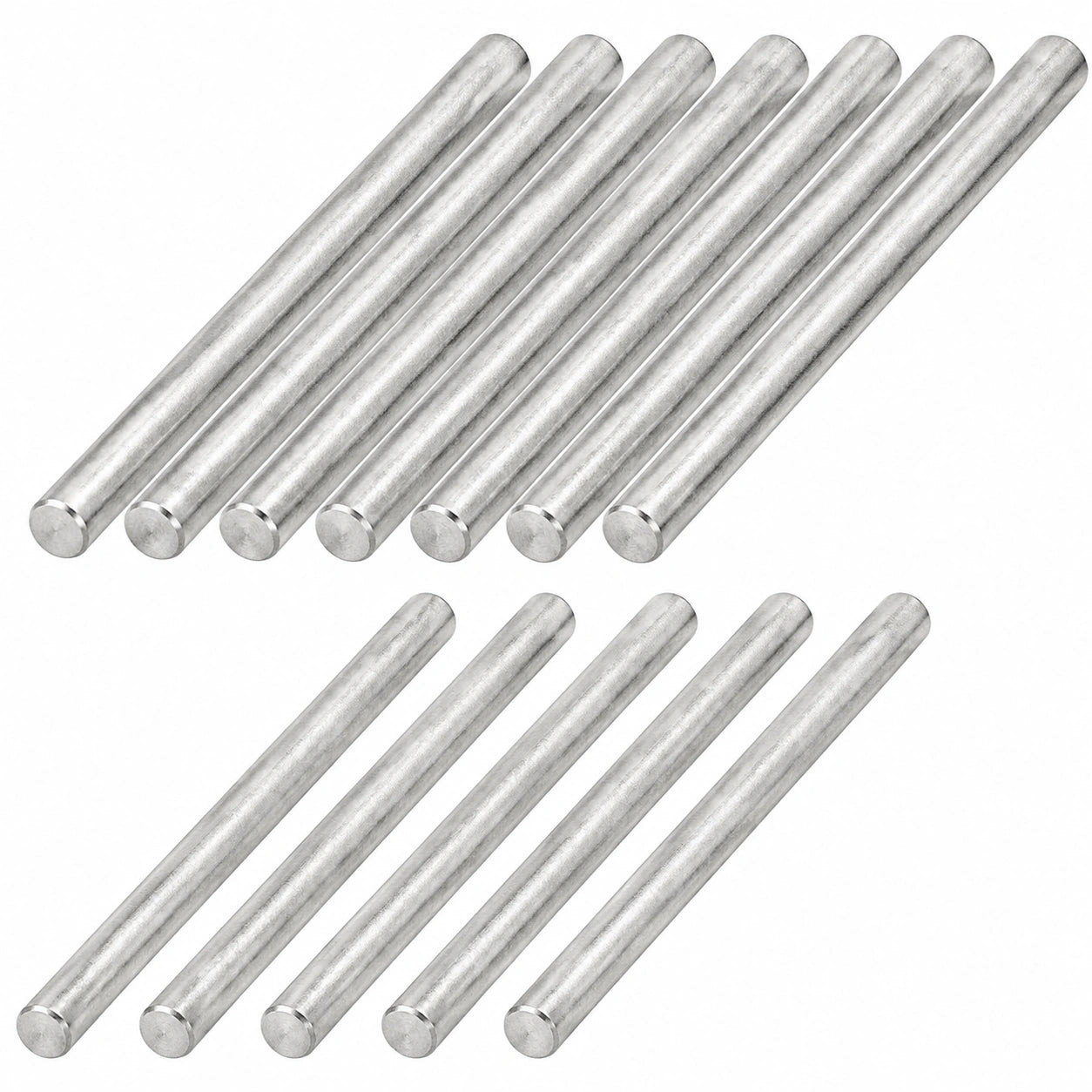 QUARKZMAN Zylinderstifte 8mm x 100mm Edelstahl 304 für Möbelregale