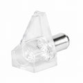 Transparente Regalbodenträger 5mm für Möbel und Regale, Kunststoffstifte für Holz- und Glasflächen (90 Stück)