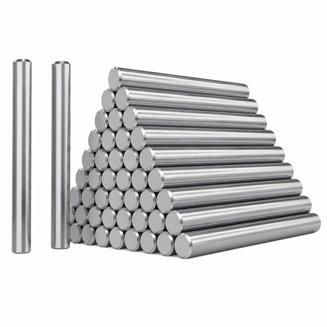 50er Set Regalbodenträger 6mm - Metallstifte für Einlegeböden und Möbel