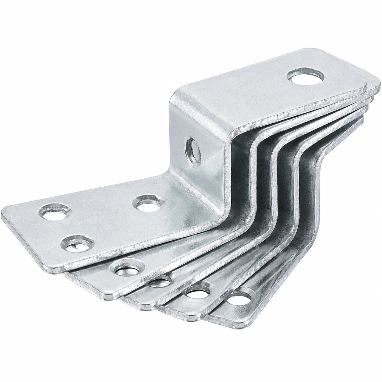 QUARKZMAN Eckregalhalterung Z-förmig, 5 Stück, Wandhalterung, 70mm x 20mm